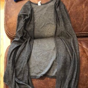 Dark gray wrap